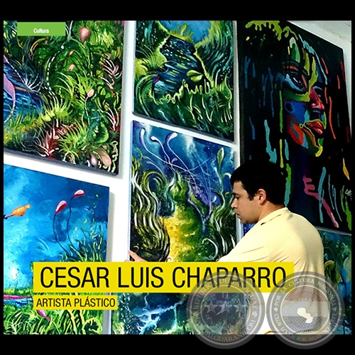 César Luis Chaparro Artista Plástico - Agosto 2014 - Green Tour Magazine